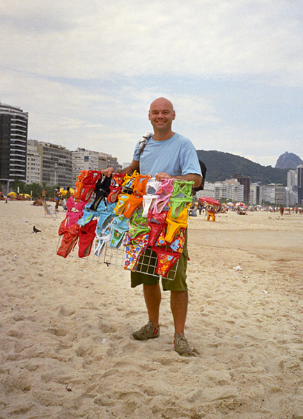 photo de Manfred Jade avec des slips